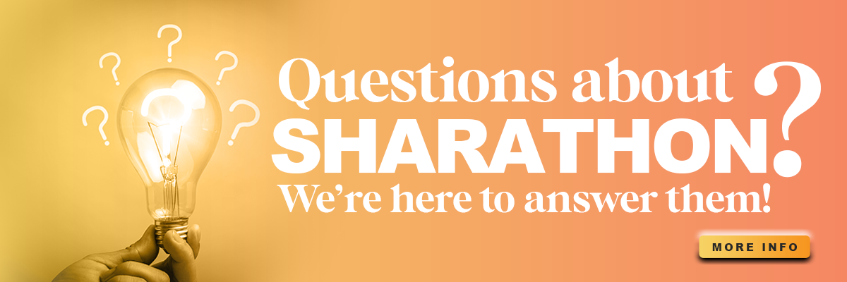 Got Questions About Sharathon? We're Here To Answer Them!