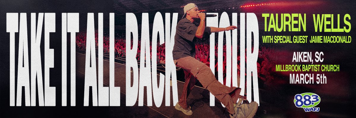 Take It All Back Tour Tauren Wells